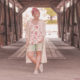 Bzees wedge sandals_lace kimono_denim shorts