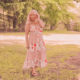 tiered sundress_Birkenstock sandals